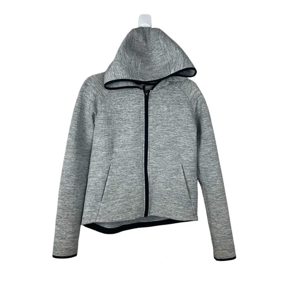 Lululemon City Bound Hoodie Jacket Heathered Space Dyed Medium Gray